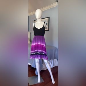Bebe purple tie dye dress